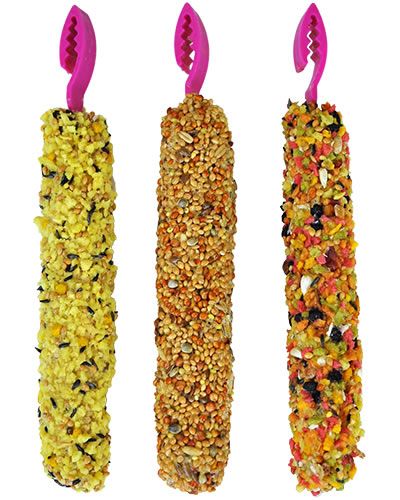 Smakers Parakeet Variety Treat Stick 3pk - A&E