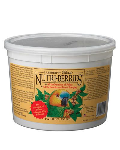 3.25lb Parrot Classic Nutri-Berries-Lafeber's