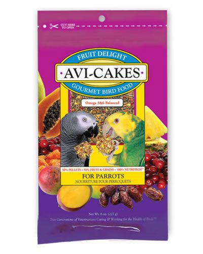 8oz Parrot Fruit Delight Avi-Cakes-Lafeber's