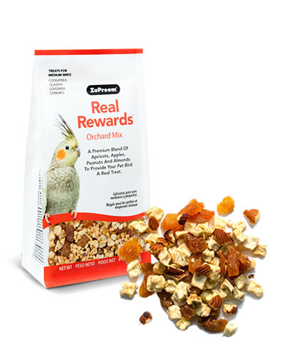 Real Reward Orchard Mix MD Birds 6oz- Zupreem
