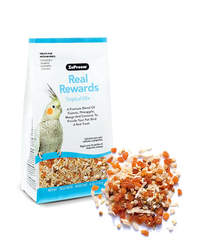 Real Reward Tropical Mix MD Birds 6oz- Zupreem