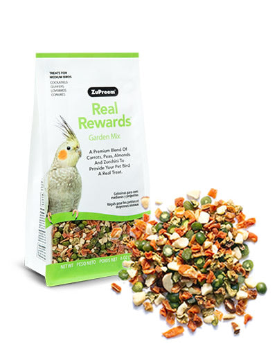 Real Reward Garden Mix MD Birds 6oz- Zupreem
