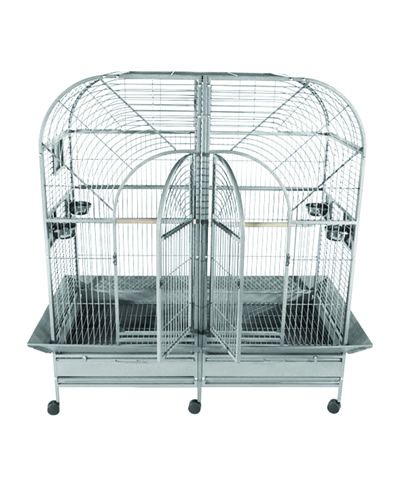 64 x 32 x 62 Double Macaw Stainless Steel A&E Cage