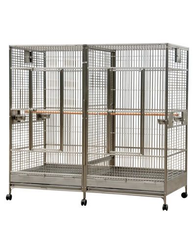 80 x 40 Double Macaw w/ Doors Stainless Steel A&E