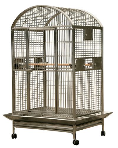 48 x 36 X-Lg Dome Top Stainless Steel A&E Cage