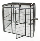 62 "x 62" Black Walk In Aviary - A&E Cage Co
