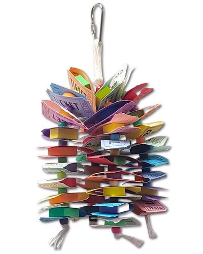 "Admit One"-Bird Toy Creations
