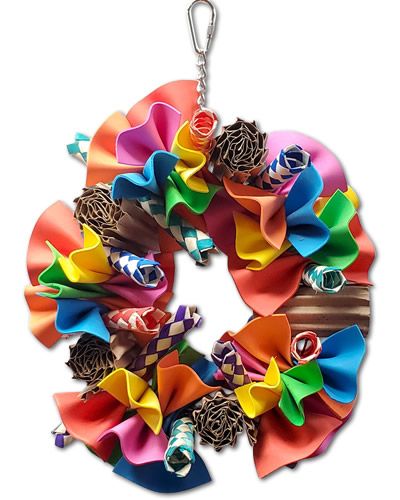 Ruffle Swing - Bird Toy Creations