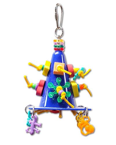 Traffic Cone - Bird Toy Creations