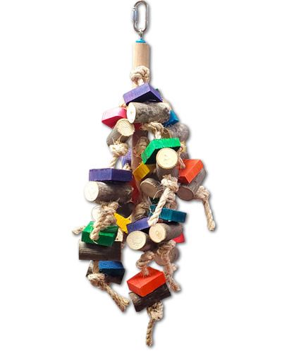 Color Chew Cluster - Bird Toy Creations