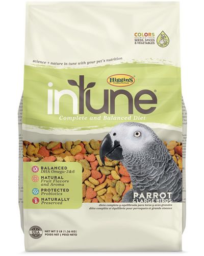 3lb InTune Parrot Pellets - Higgins