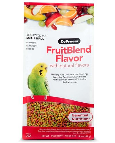 0.875lb Small Parakeet Fruit Blend - Zupreem