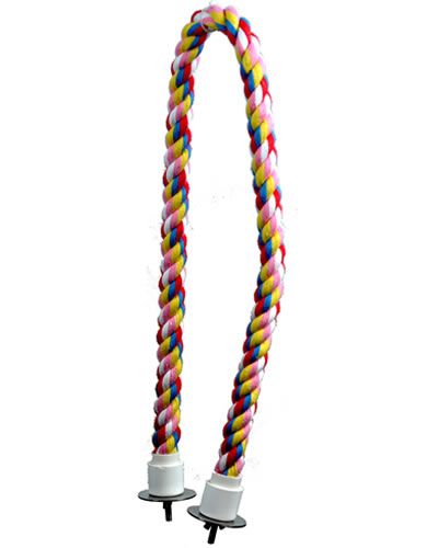 32" Medium Cotton Cable Perch - Happy Beaks