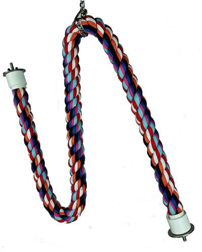 48" Extra Large Cotton Cable Perch - Happy Beaks