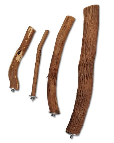 Single Natural Wood Bolt-On Perch