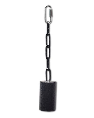 Lg Black Metal Pipe Bell - A&E Cage