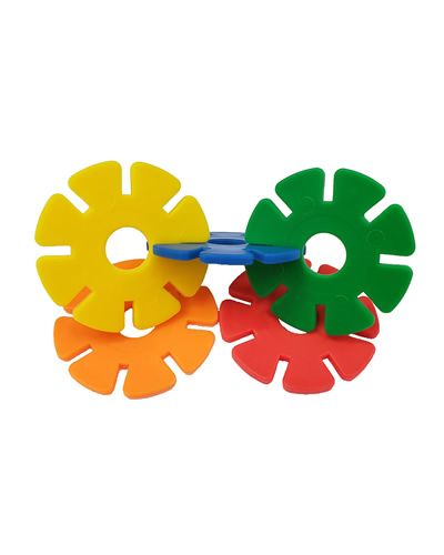 1-3/4" Plastic Snow Flakes