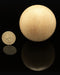 2-1/2" Wood Ball - Natural Bird Toy Parts