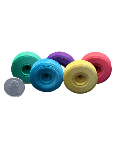 1-1/2"  Colored Tread Wheel