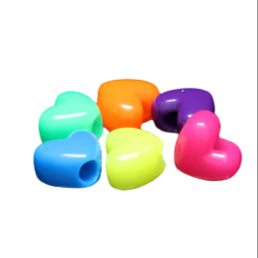 Heart Shape Beads 5pk