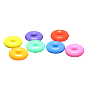 14MM Donut Beads 50pk