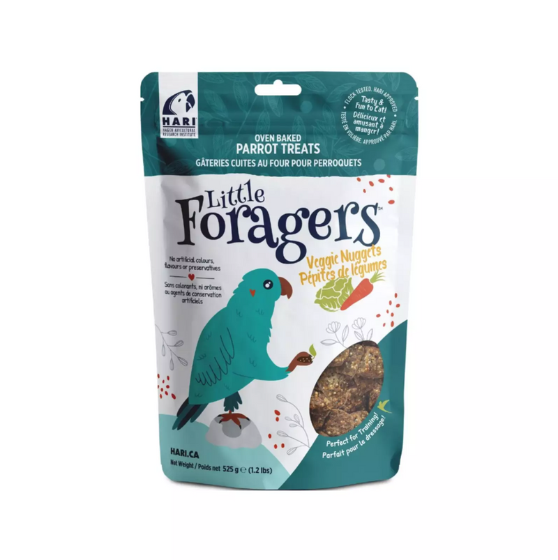 Parrot Veggie Nuggets Treats, 525 g - Little Forag